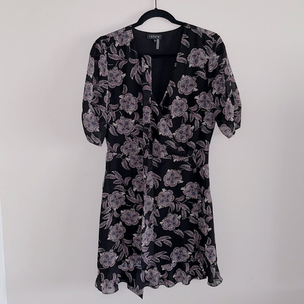 Sheer Floral Dress with Slip